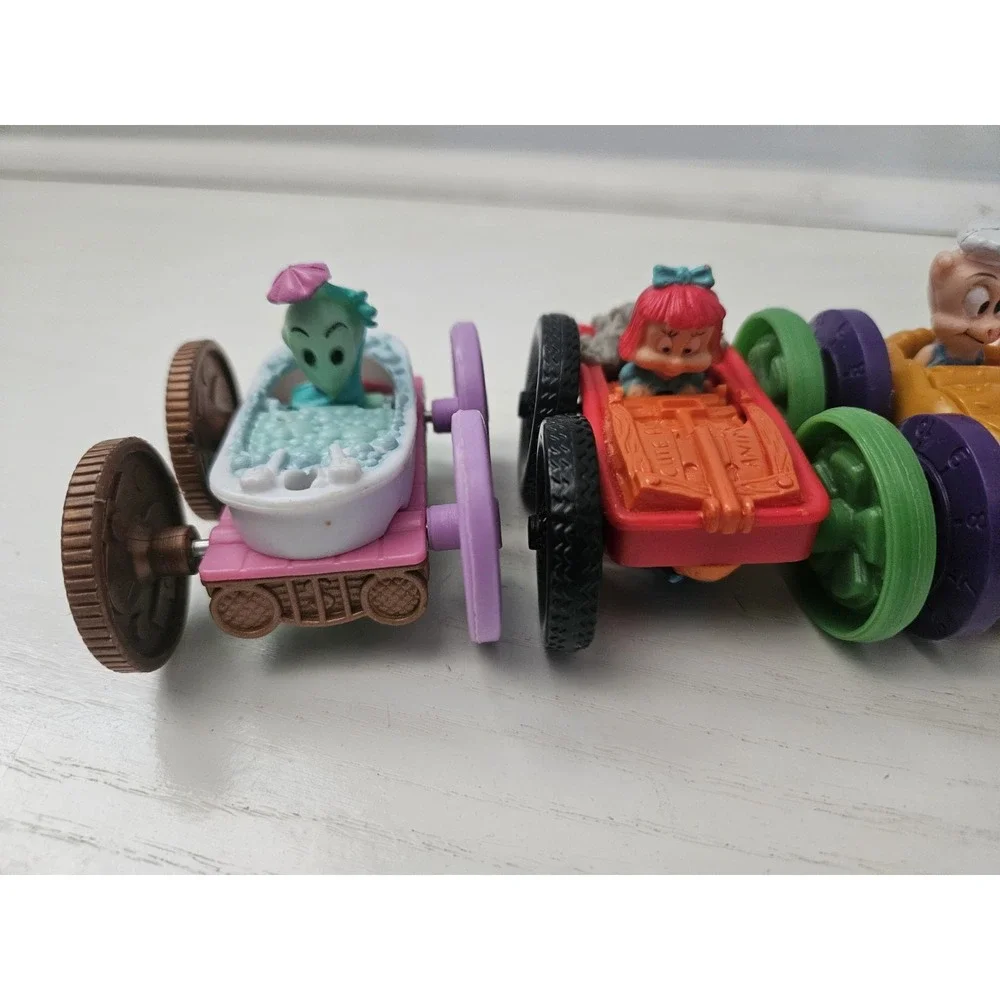 VTG McDonald's‎ 1990 Tiny Toons Adventures Flip Cars Happy Meal Toys Set Of 4